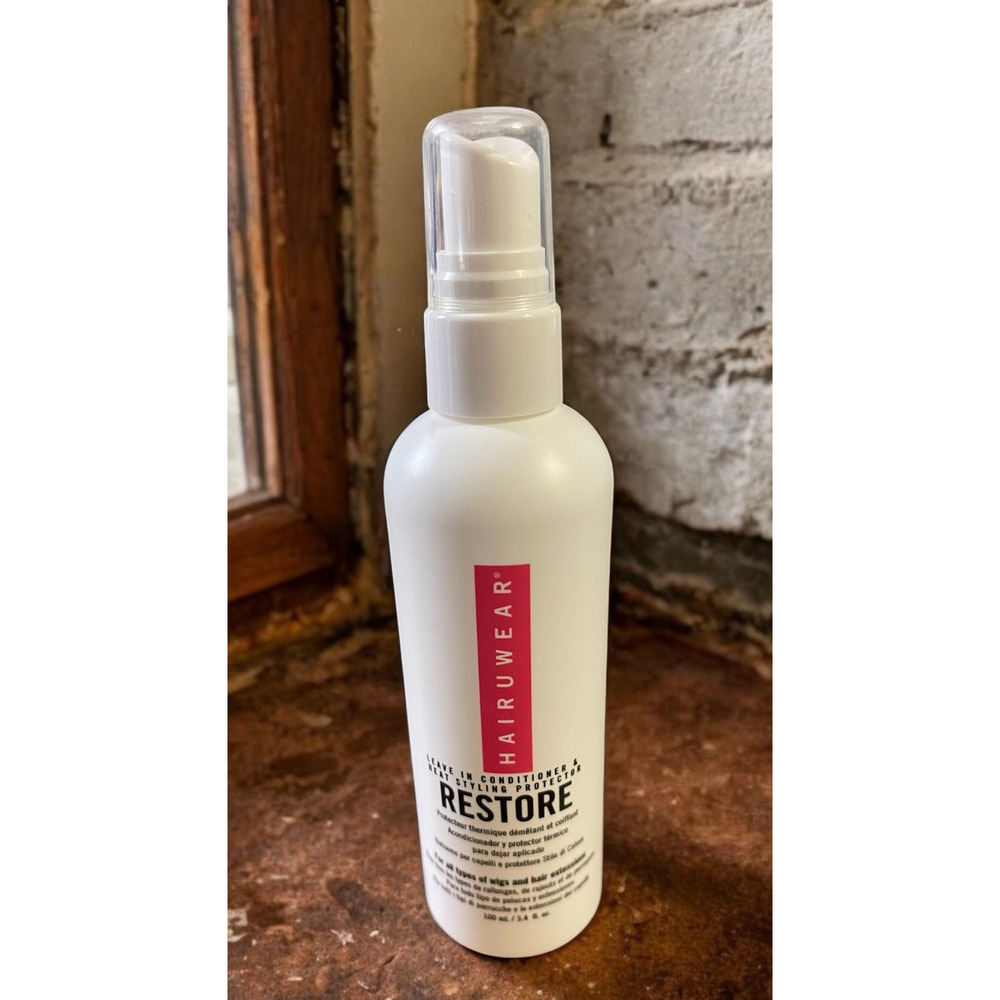 HAIRUWEAR Restore Leave in conditioner Heat styling Protection 3.4oz  NEW